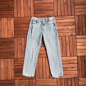 J.Crew Slouchy Boyfriend Straight Leg Jean Light Wash 24 Petite